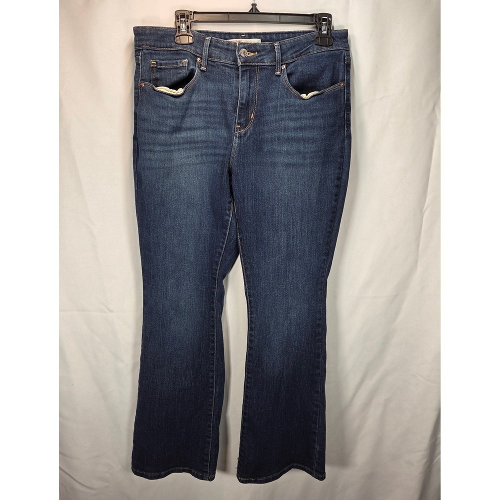 Levi's Bootcut Jeans Blue Stretch Denim 30x30 (10S) ‎ Women Western
